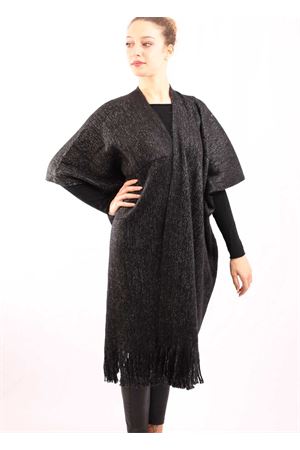Spolverino nero in lurex Aram Capri | LUXNNEROLUREX
